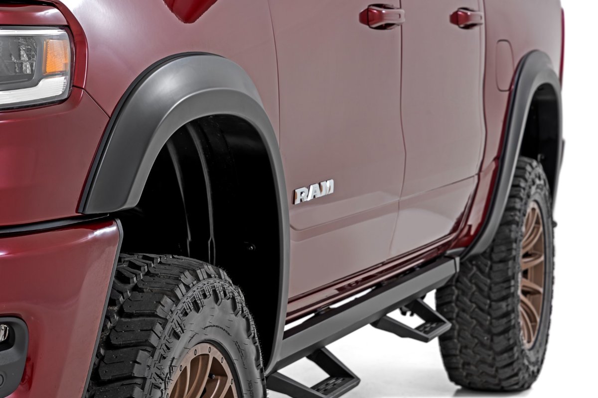 Ram 1500 Fender Flares - Rough Country - Sport - Silver Zynith - '25-'26